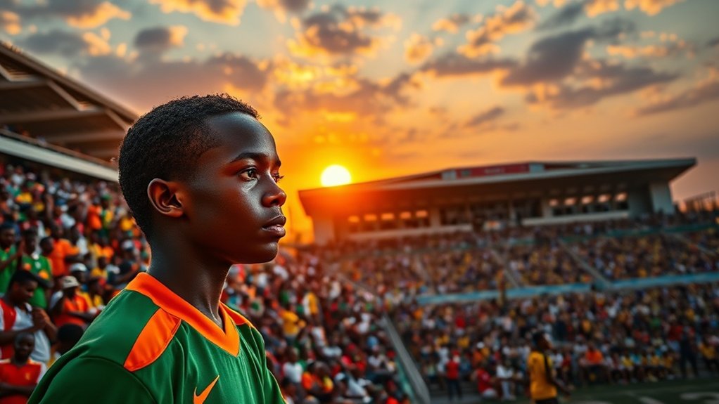 cinq stades d'Afrique de l'Est