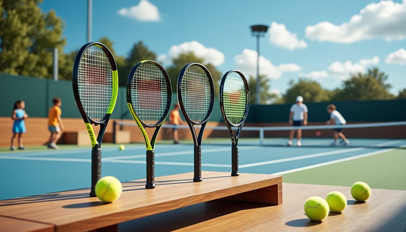 découvrez notre guide complet 2026 pour choisir la raquette de tennis idéale, adaptée à tous les niveaux, du débutant au joueur confirmé.