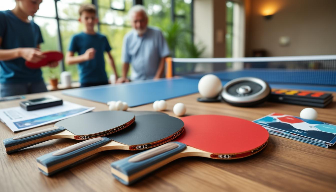 découvrez notre guide complet pour bien choisir votre raquette de ping-pong, spécialement conçu pour les débutants et amateurs. conseils, astuces et critères essentiels pour améliorer votre jeu.