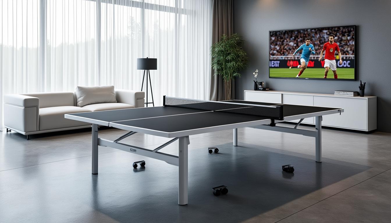 découvrez comment choisir la meilleure table de ping pong pour jouer chez vous, avec des conseils pratiques pour allier qualité, espace et budget.
