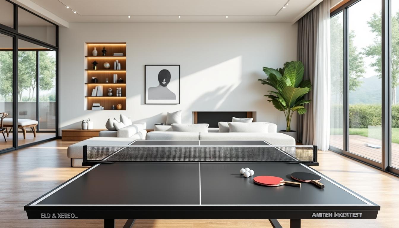 découvrez comment choisir la meilleure table de ping pong pour jouer chez soi, avec des conseils pratiques pour allier qualité, espace et budget.