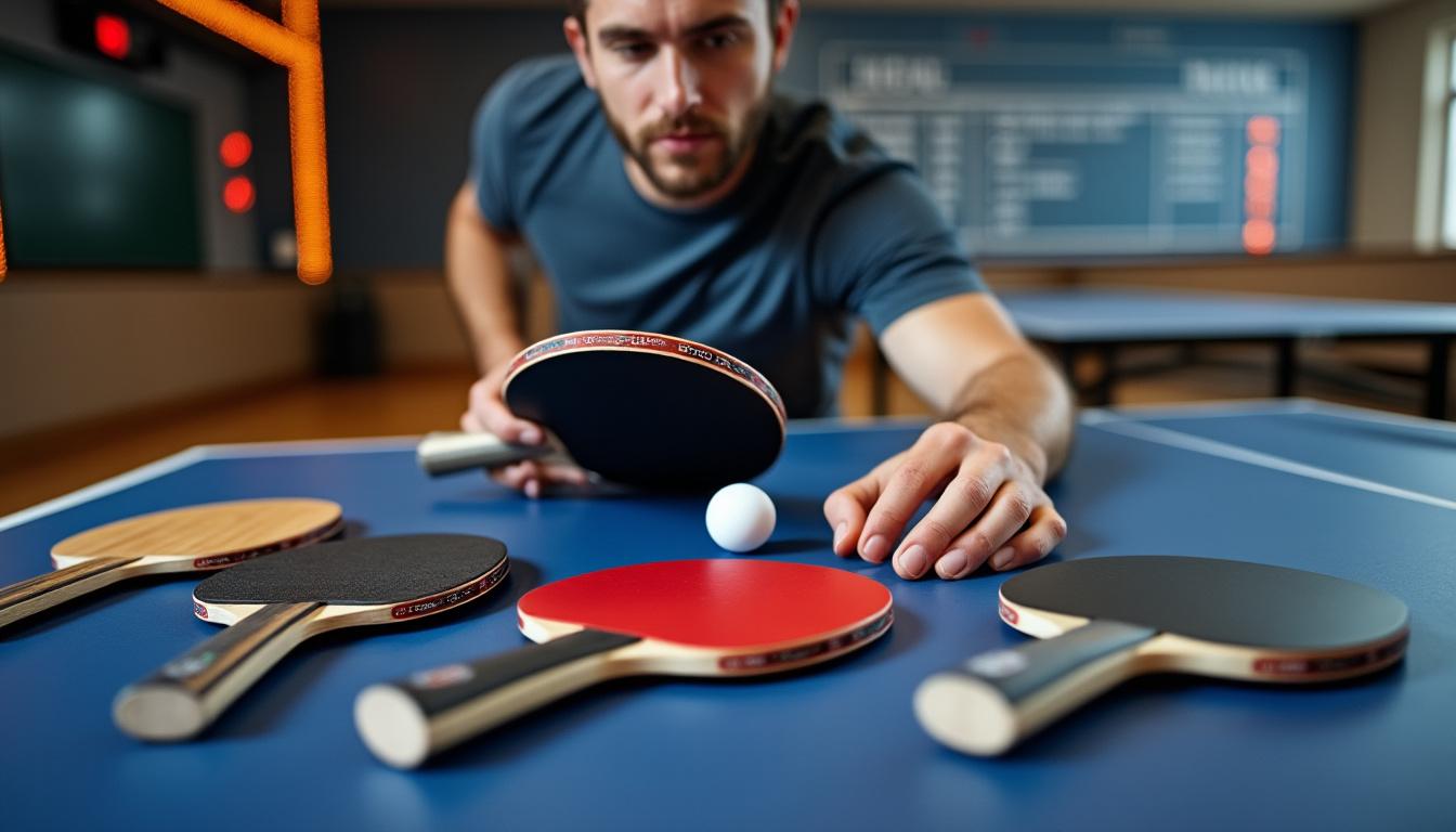 découvrez nos conseils pour choisir la raquette de ping pong idéale et améliorer efficacement votre jeu, que vous soyez débutant ou joueur confirmé.