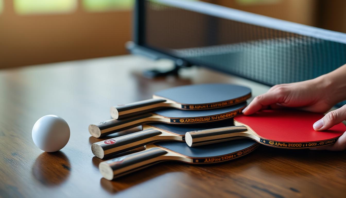 découvrez comment choisir la raquette de tennis de table idéale pour améliorer votre jeu, avec des conseils experts adaptés à votre niveau et style de jeu.