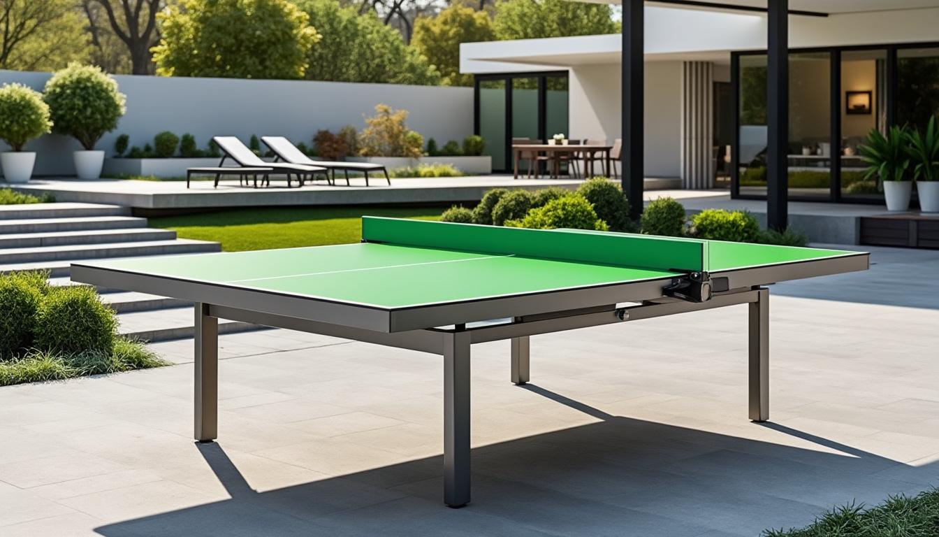 découvrez comment choisir la table de ping-pong extérieure idéale pour votre jardin, avec des conseils pratiques sur les matériaux, la taille et la résistance aux intempéries.