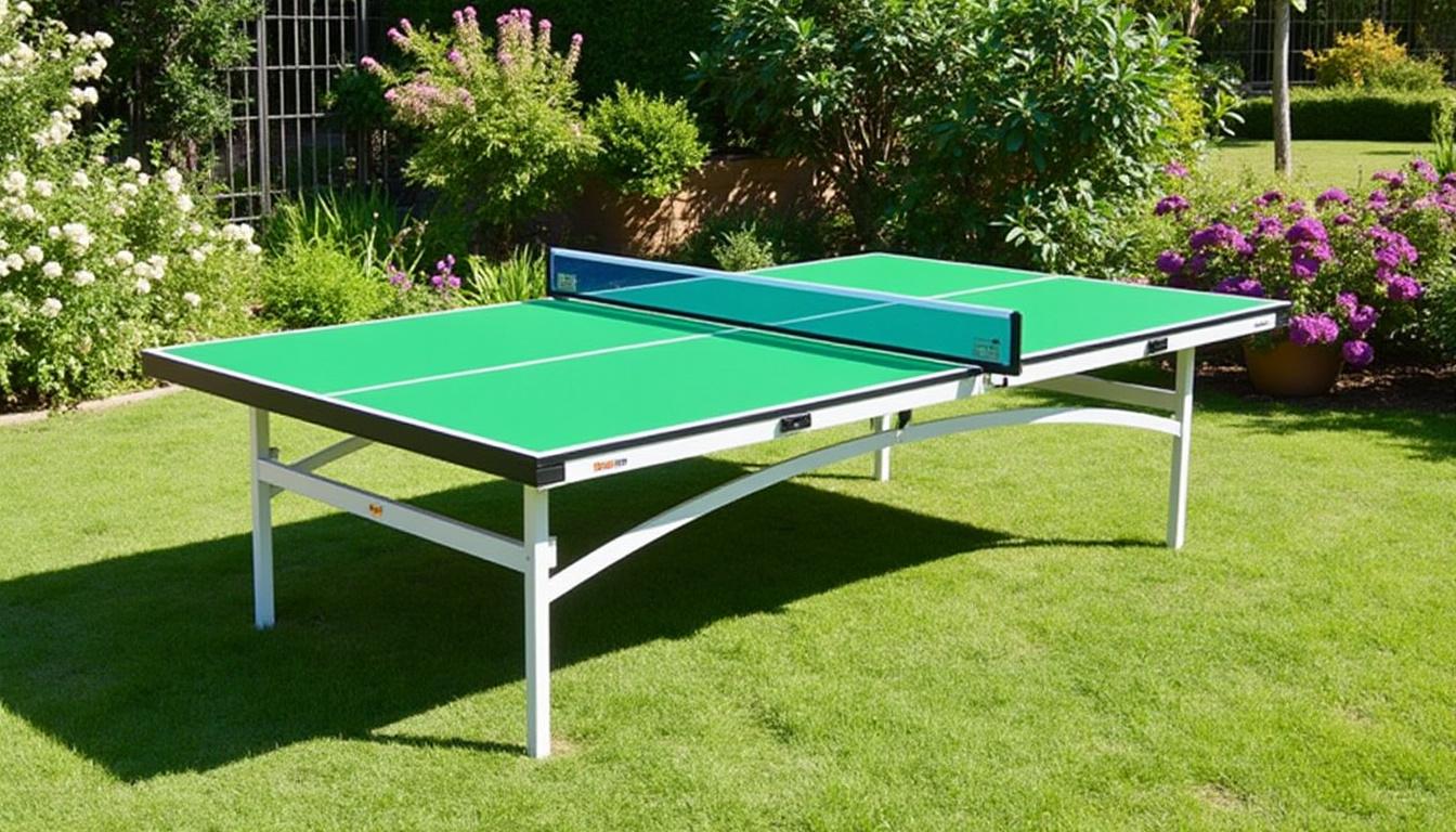découvrez nos conseils pour choisir une table de ping-pong extérieure durable et résistante, idéale pour profiter du jeu en plein air quelles que soient les conditions.