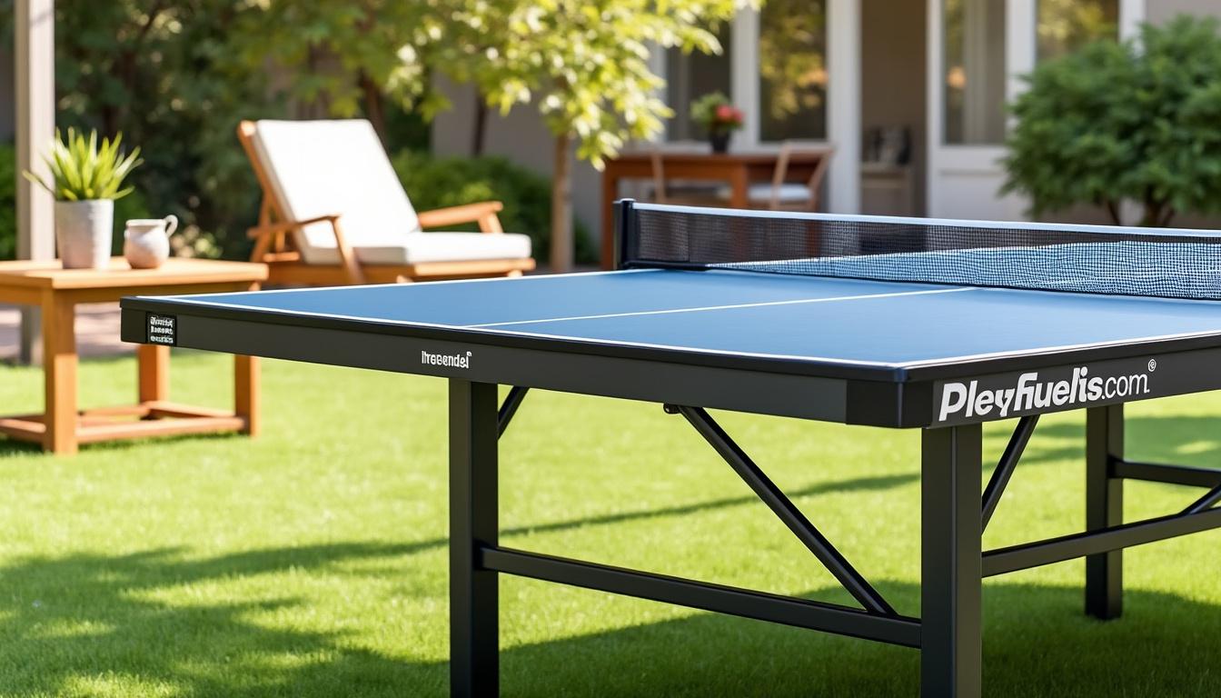 découvrez nos conseils pour choisir une table de ping-pong extérieure durable et résistante, idéale pour profiter du tennis de table en plein air toute l'année.