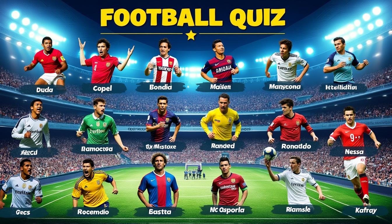 défiez vos connaissances en football avec notre quiz interactif et amusez-vous à tester tout ce que vous savez sur le ballon rond.