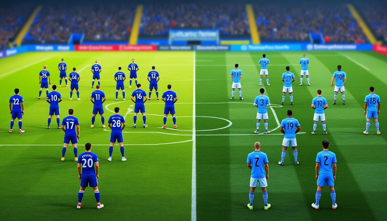 découvrez la composition probable des équipes de leicester city et manchester city pour leur prochain match, avec les joueurs clés et les choix tactiques anticipés.