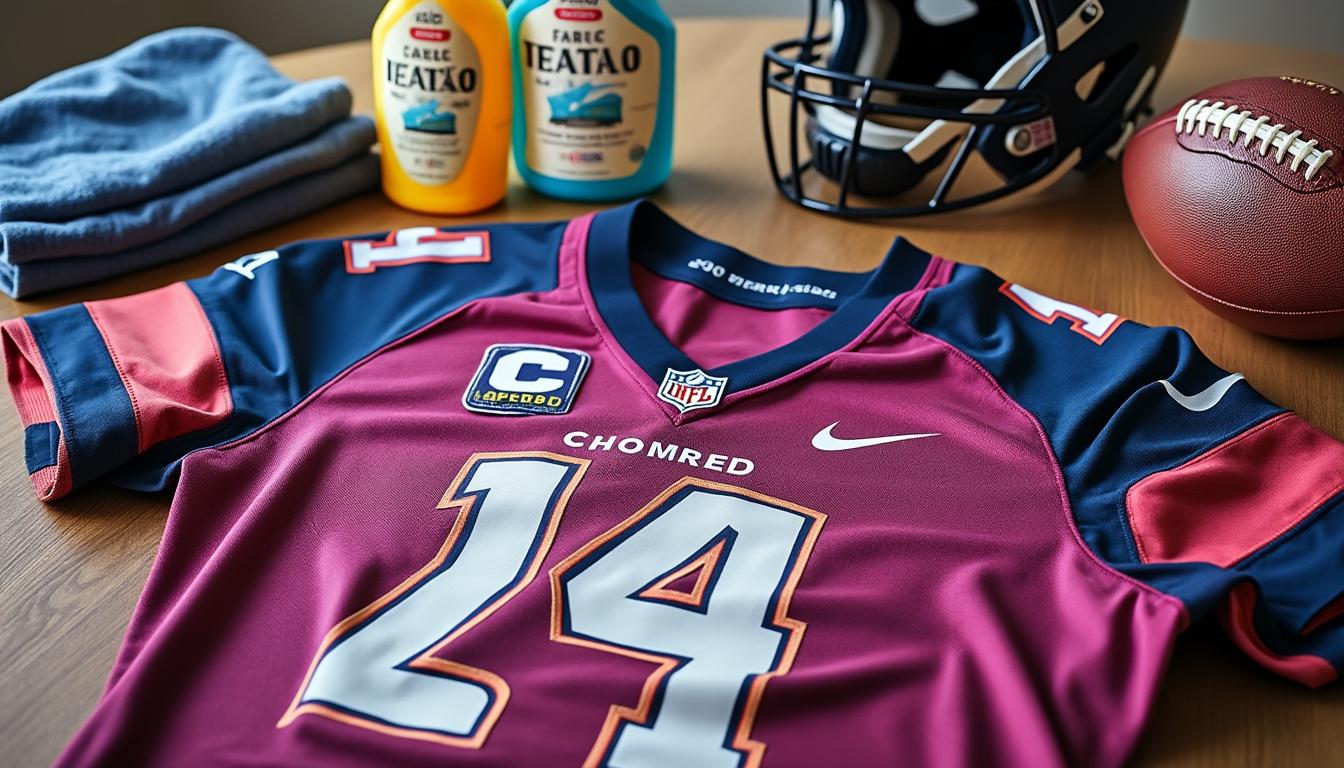 découvrez tout ce qu'il faut savoir sur le maillot de football américain : comment bien le choisir, l'entretenir et connaître les dernières tendances pour être au top sur le terrain.