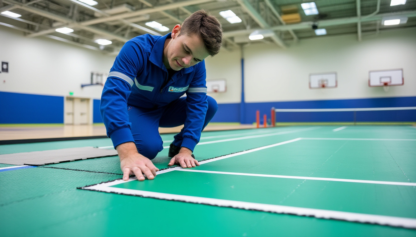 découvrez comment choisir le revêtement idéal pour votre terrain de badminton afin d'améliorer vos performances et profiter d'un confort de jeu optimal.