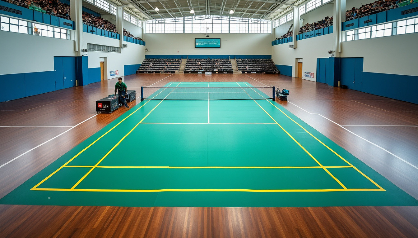 découvrez tout ce qu'il faut savoir sur le terrain de badminton : dimensions précises, marquages, et les règles officielles pour bien jouer et organiser vos matchs.