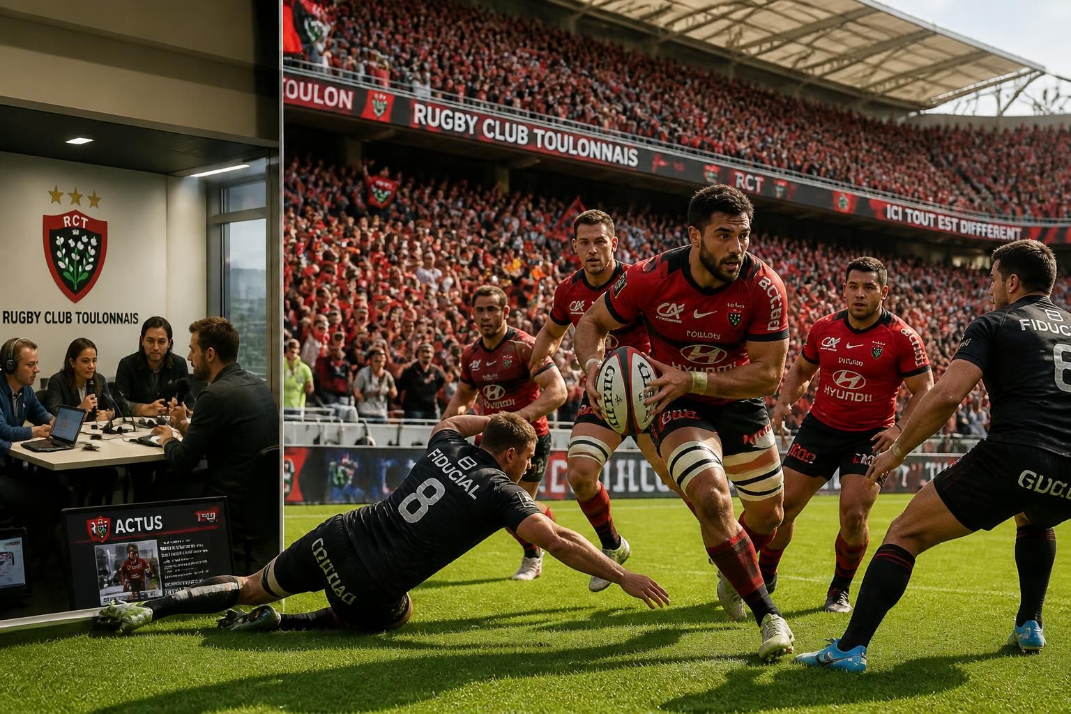 découvrez toute l'actualité, les résultats en direct et les coulisses du rugby club toulonnais pour suivre votre équipe préférée de près.