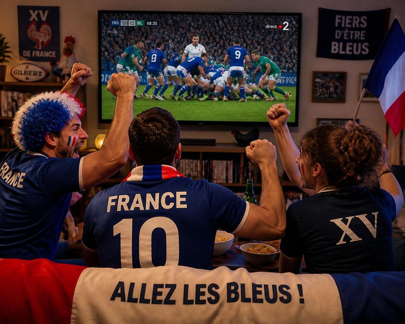 ne manquez pas le match de rugby aujourd'hui sur france 2 : suivez le direct, les temps forts et vivez chaque moment intense en temps réel.