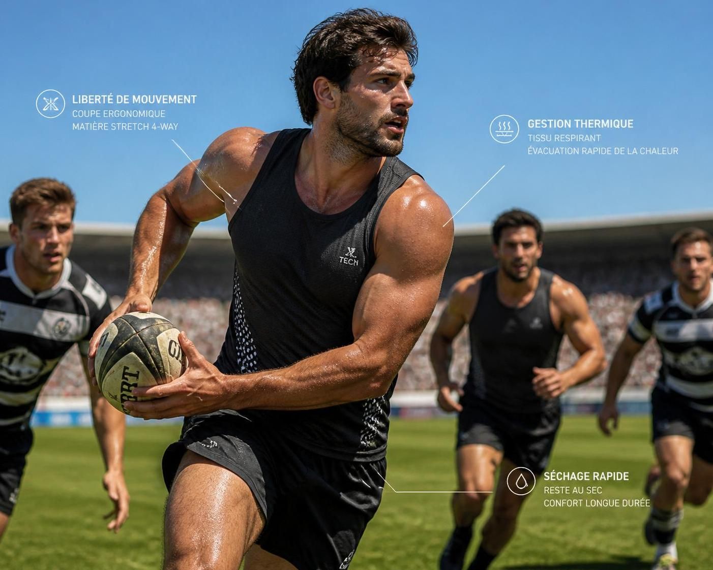 découvrez le rôle essentiel des débardeurs dans le rugby et nos conseils pour bien les choisir afin d'optimiser votre performance sur le terrain.