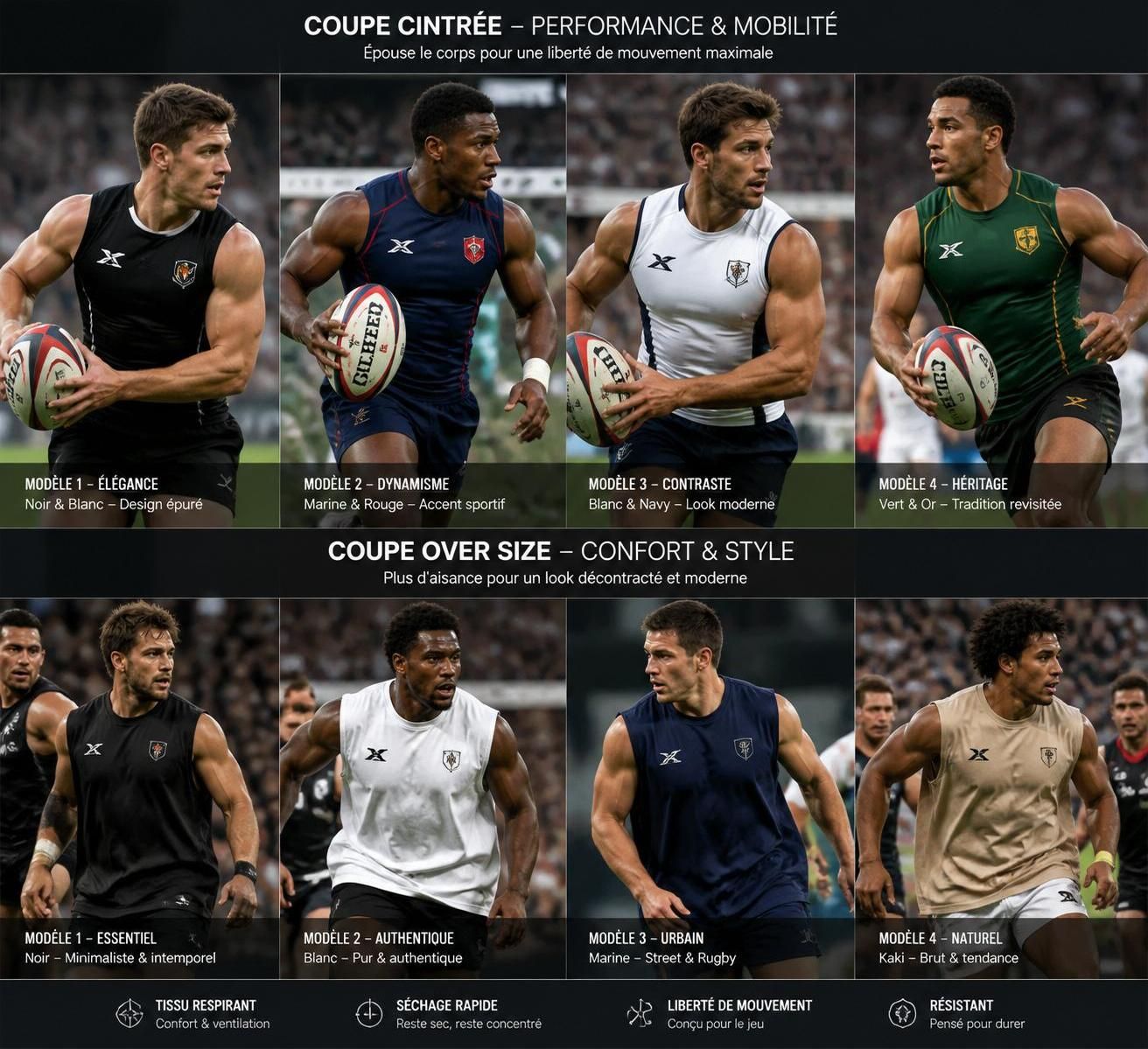 découvrez le rôle essentiel des débardeurs dans le rugby et apprenez comment bien choisir ce vêtement pour optimiser performance et confort sur le terrain.
