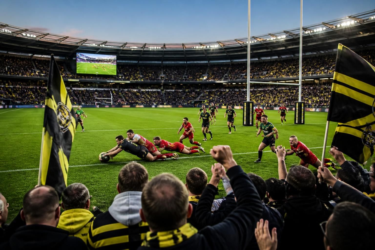 découvrez quel match de rugby suivre aujourd'hui pour vivre toute l'action en direct et ne rien manquer des moments forts du championnat.