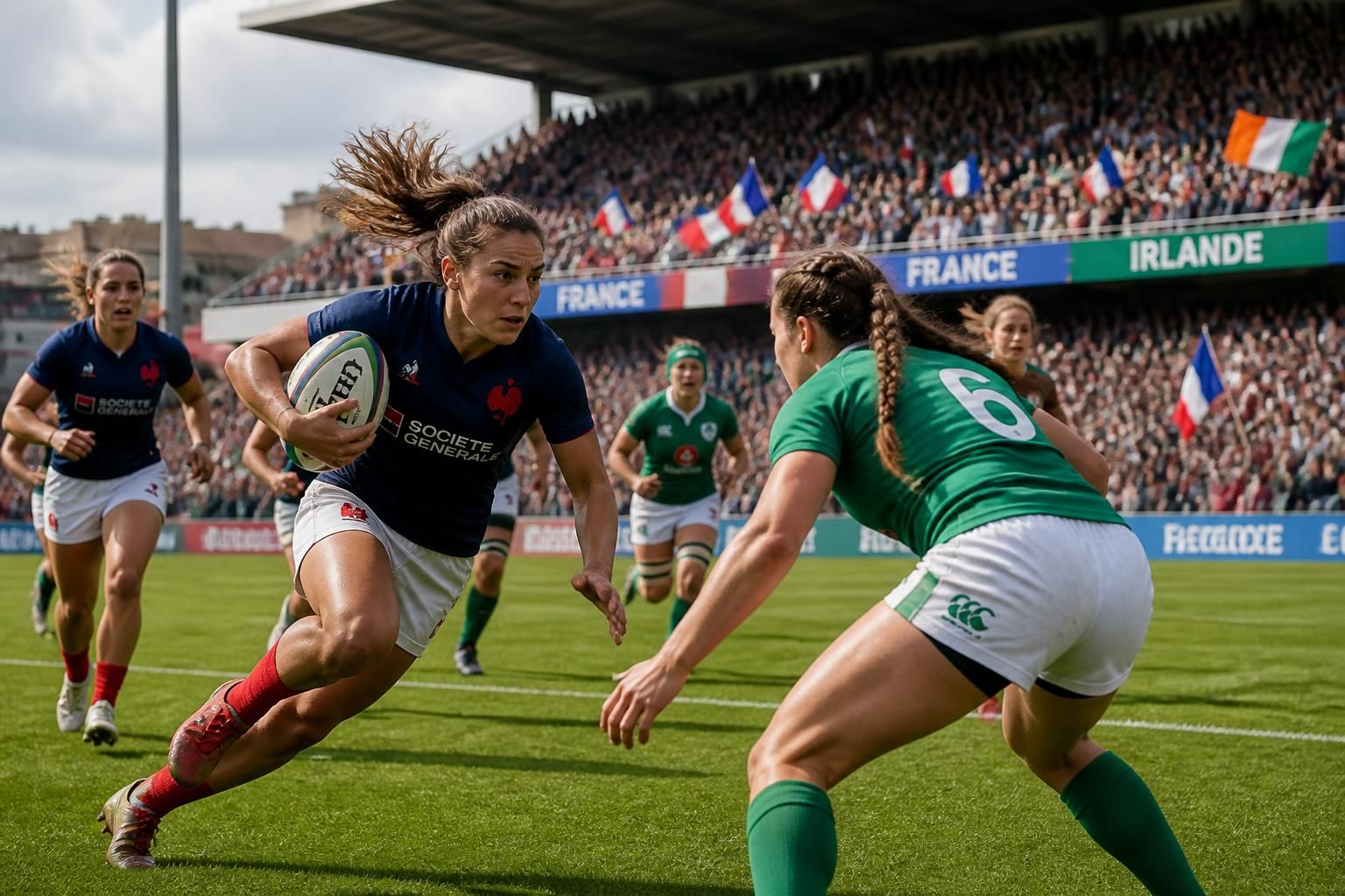 découvrez les enjeux majeurs et les perspectives passionnantes du match de rugby féminin entre la france et l'irlande.